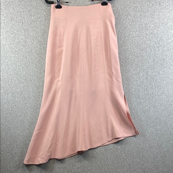 Tracy Reese asymmetrical trumpet skirt petal pink size 8 - Picture 1 of 12